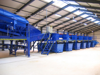 линии для технологического сортирования очистки селекции растений в Польше